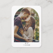 Carte D'accompagnement Site mariage QR Code Photo RSVP (Dos)