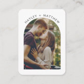 Carte D'accompagnement Site mariage QR Code Photo RSVP (Dos)