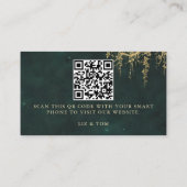 Carte D'accompagnement Site mariage QR Code Vins forestiers enchantés (Dos)