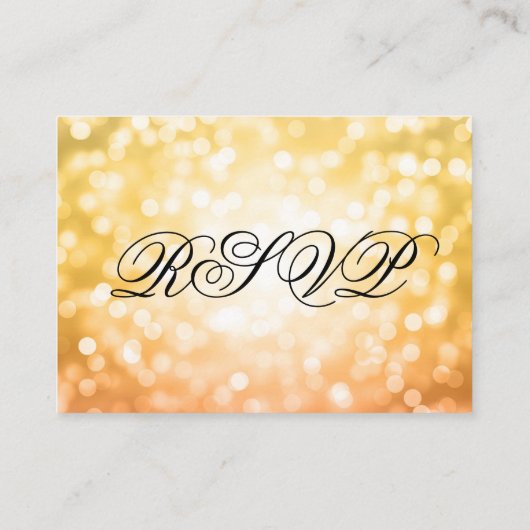 Carte D'accompagnement Site mariage RSVP Automne / Automne Parties scinti (Dos)