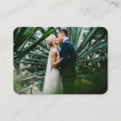 Carte D'accompagnement Site mariage | RSVP QR Code Lys tropicales Photo (Devant)