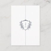 Carte D'accompagnement Site mariage | RSVP QR Code Texte de la marine pho (Dos)