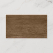 Carte D'accompagnement Site Mariage Rustic Wood Eucalyptus Green (Dos)