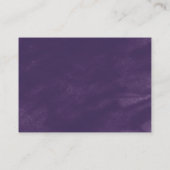 Carte D'accompagnement Site Rustique de Lavande & Eucalyptus Mariage (Dos)