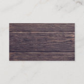 Carte D'accompagnement Site Rustique Mariage floral et argenté (Dos)