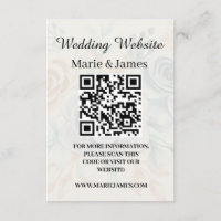 Site Web de Mariage Ajouter un Code QR de Nom Phot