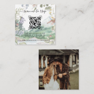Carte D'accompagnement Site Web de Mariage Fleur Sauvage de Montagne   Co