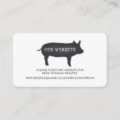 Carte D'accompagnement Site Web de Mariage Moderne Rustique de Ferme de C (Devant)