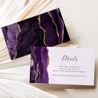 Site Web de Mariage Violet Agate Or Budget Lavande