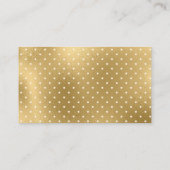 Carte D'accompagnement Site Web de Réponse Mariage Code QR Feuille D'Or C (Dos)