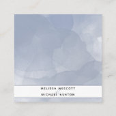 Carte D'accompagnement Site Web du Mariage de l'événement #Nautical Blue  (Dos)