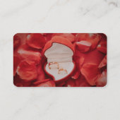 Carte D'accompagnement Site Web en ligne de RSVP de mariage moderne avec (Dos)