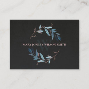 CARTE D'ACCOMPAGNEMENT SITE WEB MARIAGE DE WREATH BLACK ROSE NOIR