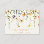 Carte D'accompagnement Site Web Russe Fleur sauvage Mariage (Devant)