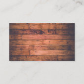 Carte D'accompagnement Site Web Rustic Wood String Lights (Dos)