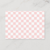Carte D'accompagnement Slice Slice Baby Pizza Baby Shower Diaper Raffle (Dos)