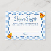 Carte D'accompagnement Slice Slice Baby Pizza Baby Shower Diaper Raffle (Devant)
