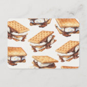 Carte D'accompagnement Smores Fall Bonfire Livres Extérieurs Pour Bébé In (Dos)