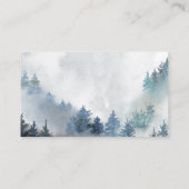 Carte D'accompagnement Snowflakes Winter Blue Diaper Raffle Ticket Enclos (Dos)