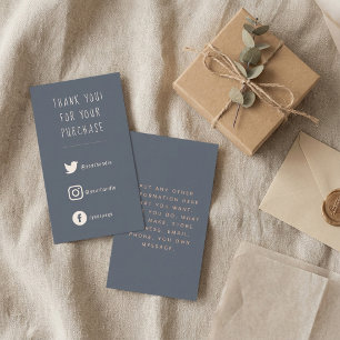 Carte D'accompagnement Social Links, blanc sur noir insérer carte.