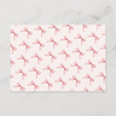 Carte D'accompagnement Soft Bunny Wishes & Advice Card Design (Dos)