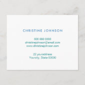 Carte D'accompagnement soin et esthétique (Dos)