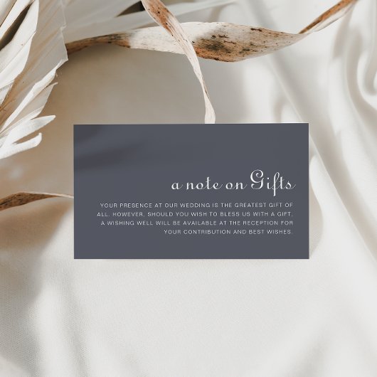 Carte D'accompagnement Soirée simple Boho Mariage Wishing well