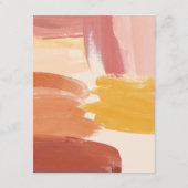 Carte D'accompagnement Soleil de Terracotta | Détails de l'invité Mariage (Dos)