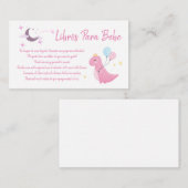 Carte D'accompagnement Sollicitud De Libros Para Bebe, Demande De Livre (Devant / Derrière)