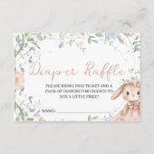 Carte D'accompagnement Some Bunny Diaper Raffle Insert (Devant)