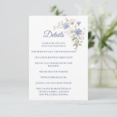 Carte D'accompagnement Something Blue Enclosure Card Details (Debout devant)