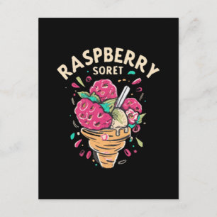 Carte D'accompagnement Sorbet de framboise