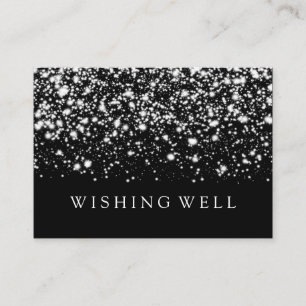 Carte D'accompagnement Souhaitez bien Silver Midnight Glam