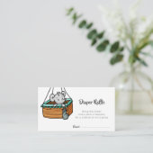 Carte D'accompagnement Souris dans le sac à pain à air chaud (Debout devant)