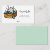 Carte D'accompagnement Souris dans le sac à pain à air chaud (Devant / Derrière)