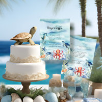 Sous la mer Dauphin Tortue Bleue Dauphin Raffle