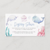 Carte D'accompagnement Sous la mer Nautique Display Shower (Devant)