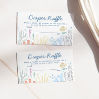 Sous le Baby shower marin Déchets Raffle Enclos