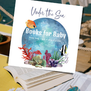 Carte D'accompagnement Sous le Sea Ocean Fish Game Book pour le Baby show