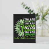 Carte D'accompagnement Soutien motivationnel Guerrier Santé mentale (Debout devant)