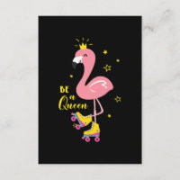 Soyez Une Reine Rose Flamant rose Roller Femmes Fi