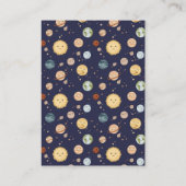 Carte D'accompagnement Space Adventure Playful Kids Birthday Time Capsule (Dos)