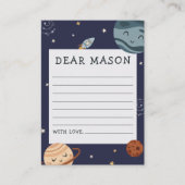 Carte D'accompagnement Space Adventure Playful Kids Birthday Time Capsule (Devant)