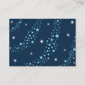 Carte D'accompagnement Space Rocket Ship Planètes Baby shower Demande de (Dos)