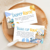 Carte D'accompagnement Splish Splash Summer Baby Shower Diaper Raffle