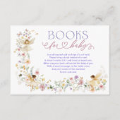 Carte D'accompagnement Spring Fairy Fleur sauvage Meadow Books for Baby G (Devant)