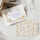 Carte D'accompagnement Spring Fairy Fleur sauvage Meadow Books for Baby G