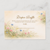 Carte D'accompagnement Spring Wildflower Meadow Diapper Raffle (Devant)
