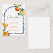 Carte D'accompagnement Spritz Arch Bridal Arch (Devant / Derrière)