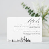 Carte D'accompagnement St Augustine Mariage Hotel Détails du bloc de cham (Debout devant)